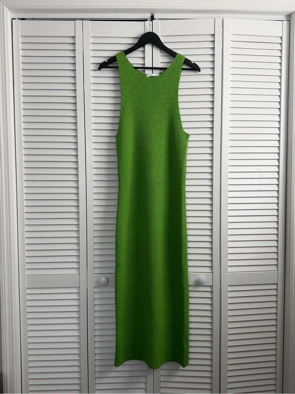 HELMUT LANG Ribbon Midi Dress in Lawn